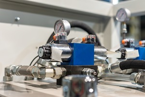 variouis controllers and fittings in an industrial plant
